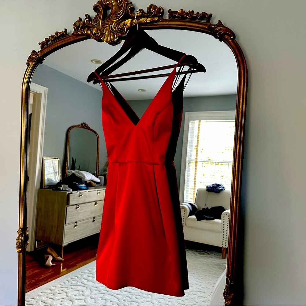 Satin Top Shop mini dress